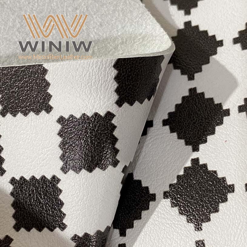 Microfiber Artificial Leather Fabric 1.0mm - 2.0mm PU Synthetic Leather For Shoes