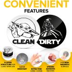 Magnet Dishwasher Clean Dirty Sign Indicator 2*2 Inch Gifts For Mom