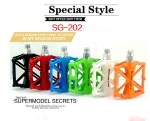 Quality Colorful Electric Bike Parts Aluminum Mountain Bike Pedals wholesale