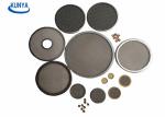 Stainless Steel 80 100 150 300 Rimmed Wire Mesh Sintered Filter Disc perforated