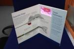 USB Port LCD Digital Video Booklet , Movie Character Promo Video Brochure