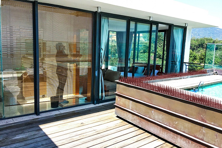 Farm Balcony Fence Patio Wall PP All Plastic Anti Bird Pigeon Spikes No Power Needed