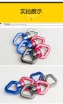 55*108mm Outdoor Rock Climbing Yoga Cardan Wheel Fixed Connector in Red and Blue