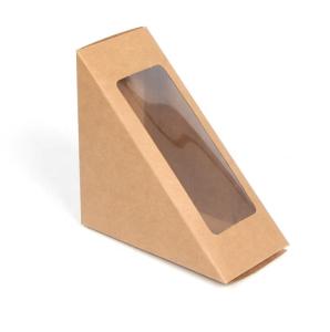 Quality Soy Ink Color Printing Sandwich Paper Box , Eco Friendly Packaging For Food Products wholesale
