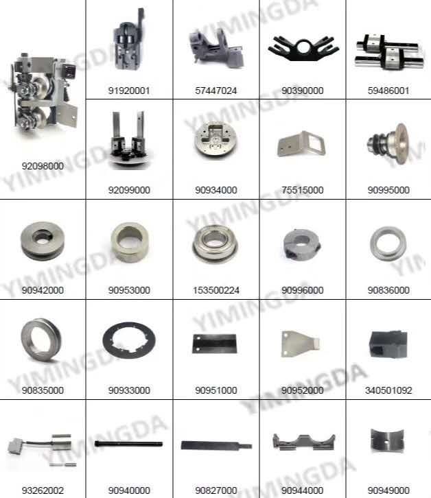 Auto Cutter Parts 90951000 Cutter Parts Rectangle Clamp Spring Latch For XLC7000 Z7 Cutter