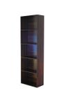 Wooden Layered Storage Shelf for Desktop Organization in Home or Office Space