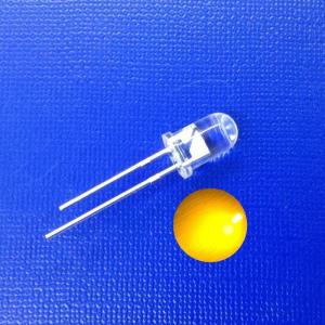 Quality 5mm LED Diode 585-595nm Yellow Color 120deg Beam Angle 3-5LM Round Clear Lens wholesale