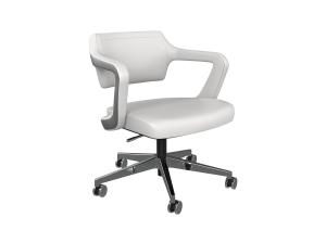 Quality Gaslift Low Back Executive Swivel Desk Chair Fixed Armrest wholesale