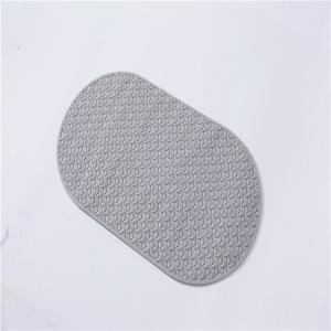 Quality Round Non Slip 68 X 38.5cm PVC Bath Mat For Bathtub wholesale