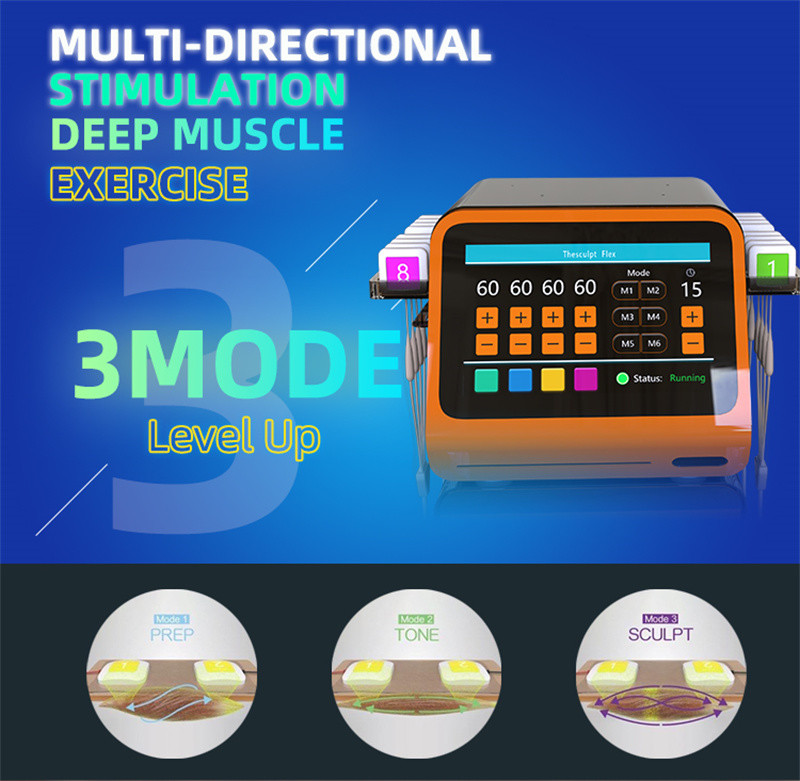 Non Surgical Muscle Sculpting Ems Muscle Stimulation Machine Body Shaping Trusculpt Flex