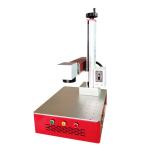 50W/100W Fiber YAG Laser Marking Machine for Metal Leather Crystal Depth Marking