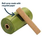 100 Biodegradable Dog Poop Bags , Biodegradable Cat Litter Waste Bags