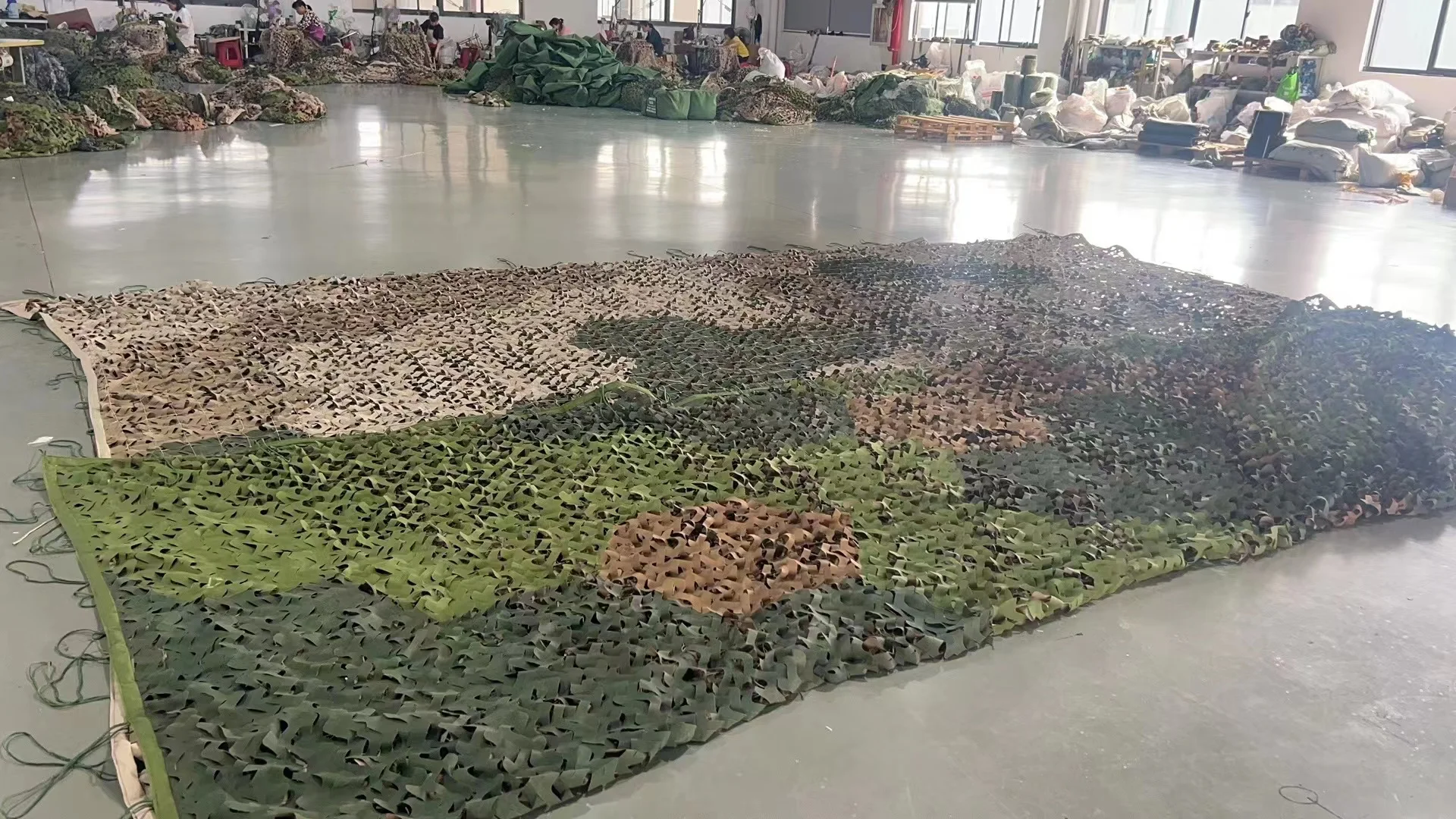 Outdoor Camo Netting Fabric Mesh multispectral camouflage net 20*20 Camouflage Net