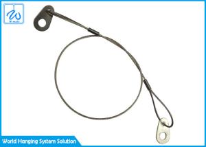 Quality High Tensile Lifting Wire Rope Sling With Steel Tabs For Hanging Lights wholesale