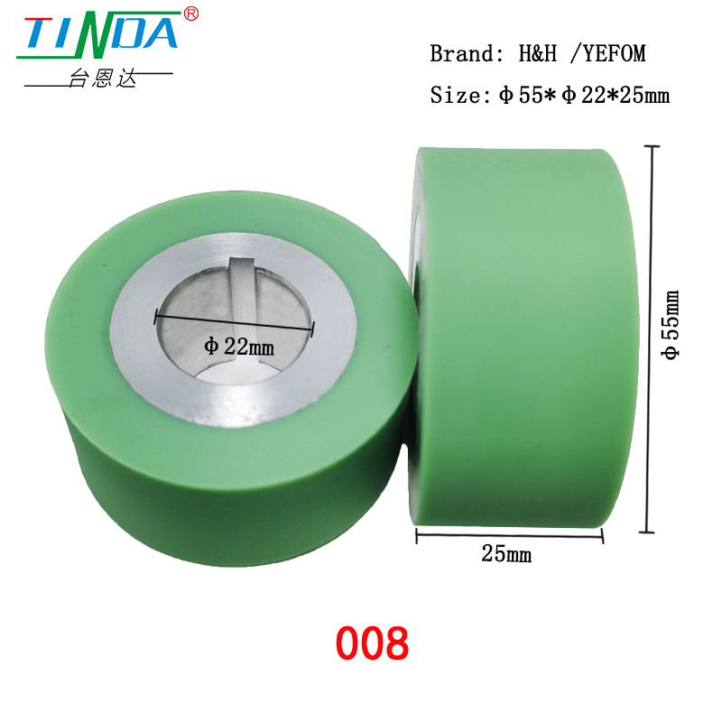High Heat-Resistant 350 Celsius Silicone Wheels Roller for Hot Air Seam Sealing Machine in Vietnam Customized and Cylindrical
