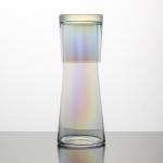 Iridescent Glass Water Pitcher Ion Plating 26 Ounce Bedside Glass Water Carafe
