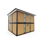 Aluminum Alloy Windows Modified Shipping Container Prefabricated Wooden Leisure