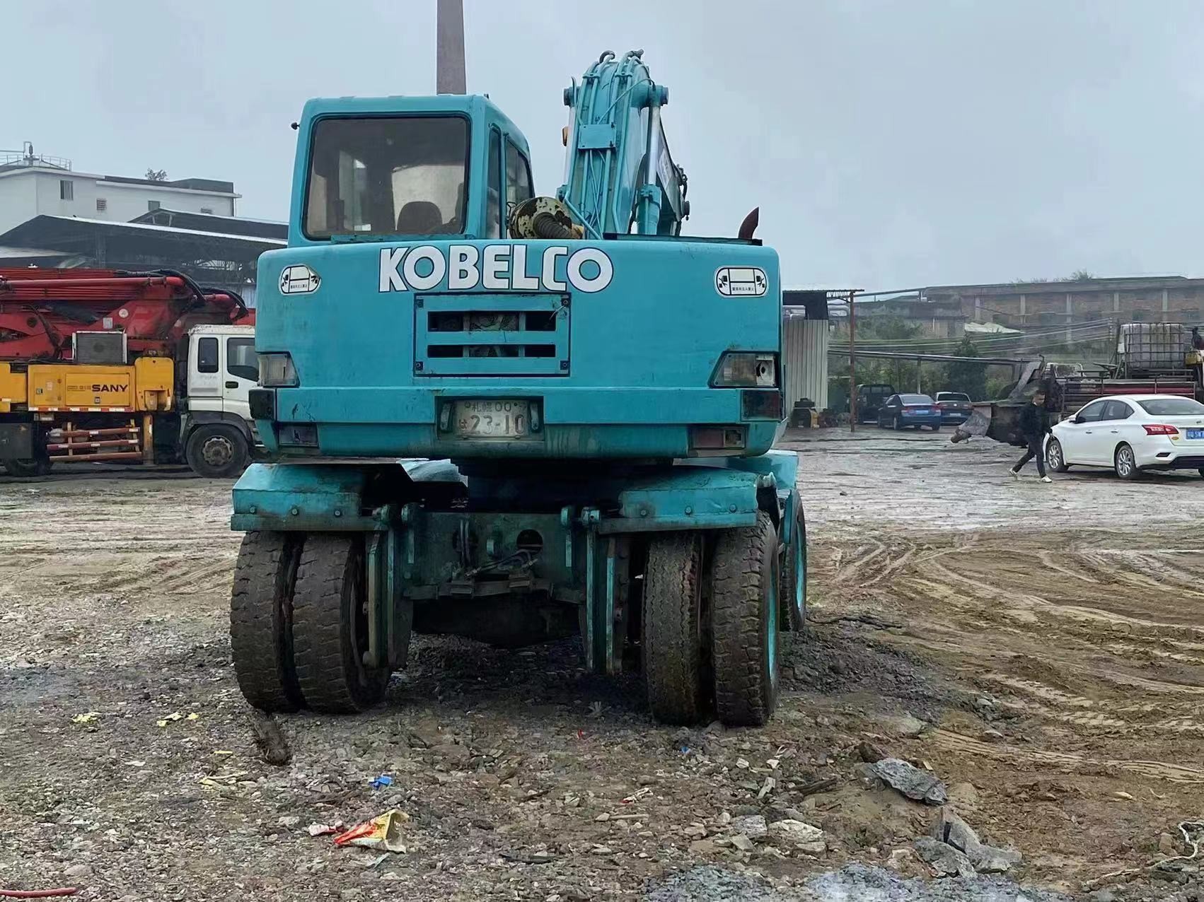 Kobelco Sk100 WD Used Wheel Excavator 0.28m3 Bucket capacity