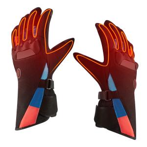Quality Battery Liner Leather Heated Rechargeable Motorcycle Gloves Breathable wholesale