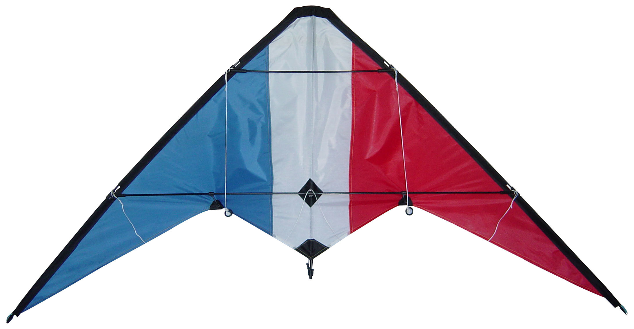 Stackable colorized fabric Delta stunt kite, adults delta kite for sports