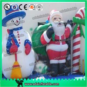 Quality Inflatable Santa Claus Cartoon,Inflatable Snowman For Christmas Advertising wholesale