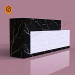 OEM ODM Modern Hotel Reception 2 Person Reception Desk Eco Friendly