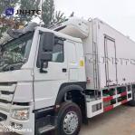Sinotruk HOWO Euro2 6x4 Refrigerated Delivery Van Beverages Drinks