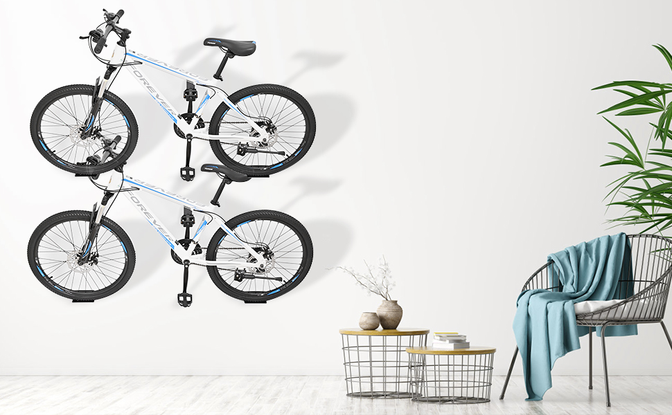 Wall Mounted Bike Hanger OEM Custom Steel Bike Rack Pedal Hook Display Storage Brackets