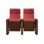 Indoor W910cm H580cm Wooden Auditorium Chairs / Vip Cinema Chairs