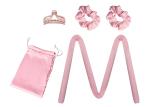 Portable Heatless Curling Rod Headband Silk Customized Size For Women