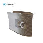 Plastic Stand Up Aluminum Foil Side Gusset Flat Bottom Coffee Bean Bag