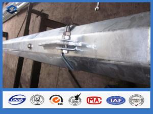 Quality Q345 Q420 Q460 Hot dip Galvanized Electric Power Tranmission Steel Pole wholesale