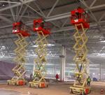 12 Meters Customizable Mobile Scissor Lift Platform For Indoor Maintenance