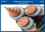 Copper Power Station Underground Cables 35 KV XLPE/PVC Insulated Medium