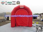 Promotional Red Inflatable Tent , Commercial Grade PVC Inflatable Tunnel Tent