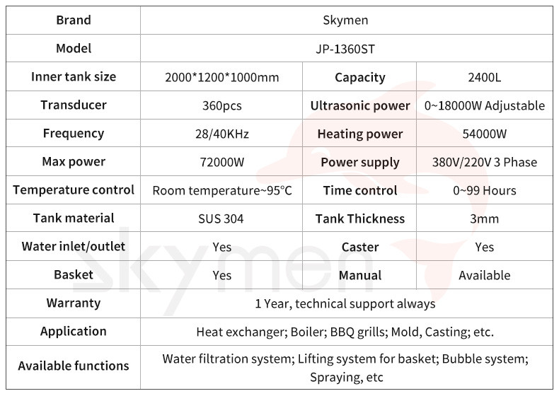 1700 Gallon 28KHz Ultrasonic Washing Machine For Coal Fired Boiler