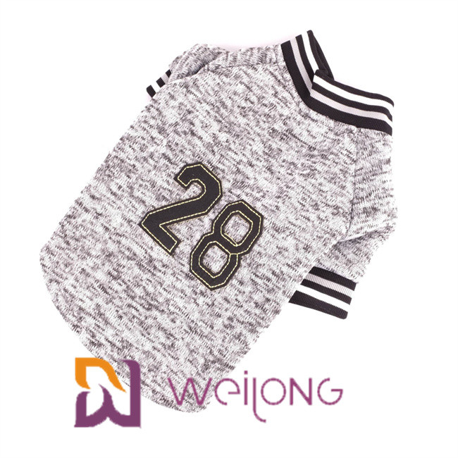 Autumn Customized Poly Fleece Dog Sweatshirt Pet T Shirts For Dogs