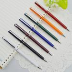 Factory hot selling and high quality plastic rubber square shape hotel pen