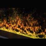 2400mm 95'' Water Mist Electric Fireplace 3D Realistic Flames Energy-Efficient