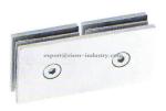 Glass elliptical partition brace RS1830, 180 degree, double, material stainless