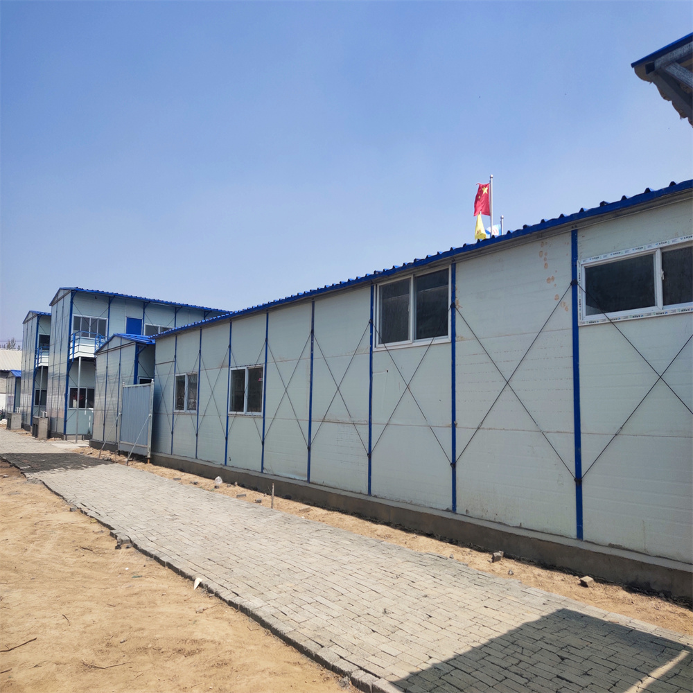Modern K Type Light Steel Structure Prefab House With PVC Sliding Window