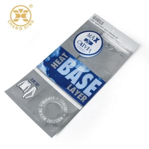 Quality 250g Underwear Custom Frosted Garment Packaging Bags Zip Lock For Clothing wholesale