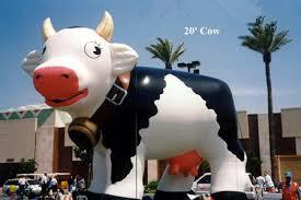 Quality Advertising Inflatable helium Cow wholesale