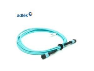 Quality MTP Female - MTP Female OM3 12 / 24 Fibers Trunk Cable 3M With PVC / LSZH Jacket wholesale