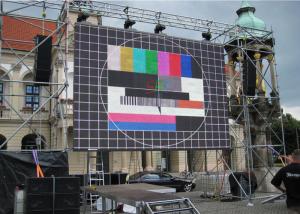 Quality P4.81 MBI5024 IC Rental LED Display Die Casting Magnesium large outdoor led display screens wholesale
