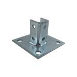 6mm Galvanized Finish Low Carbon Steel Brackets Cast Post Bases