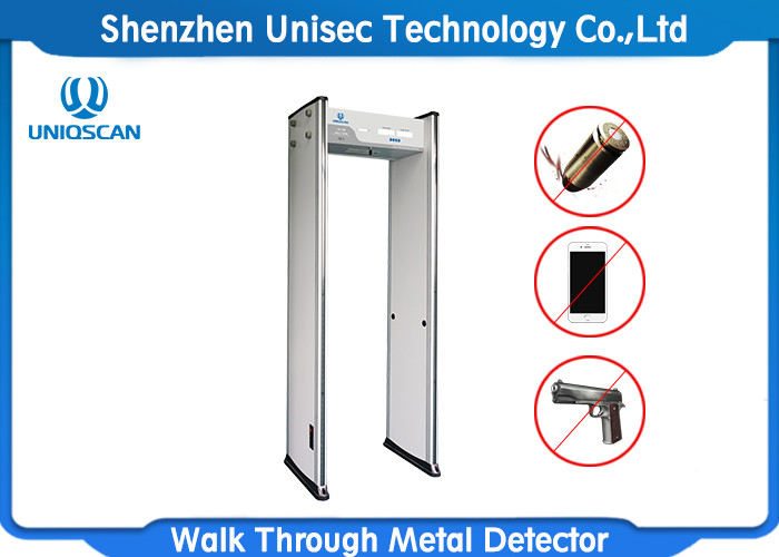 Easy Assembly Luggage X Ray Machine , 6 Zones Archway Metal Detector