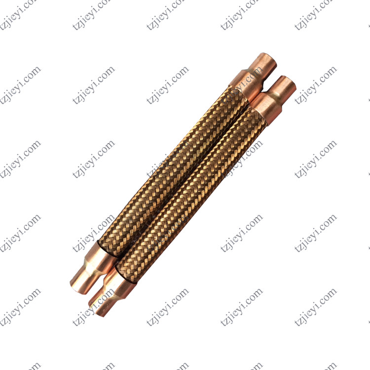Bronze braided corrugated hose can be used for air conditioning shock absorber pipe