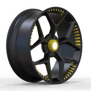 Quality Competitive price 20 21 22 23 inch forged wheels for Lamborghini Centenario gallardo with Golden screw wholesale