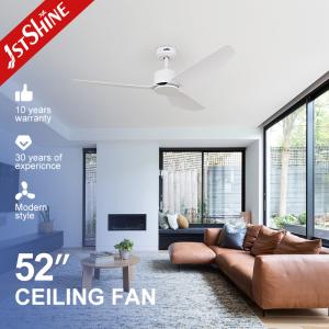 Quality White 3 ABS Blades Ceiling Fan With Smart Remote Control wholesale